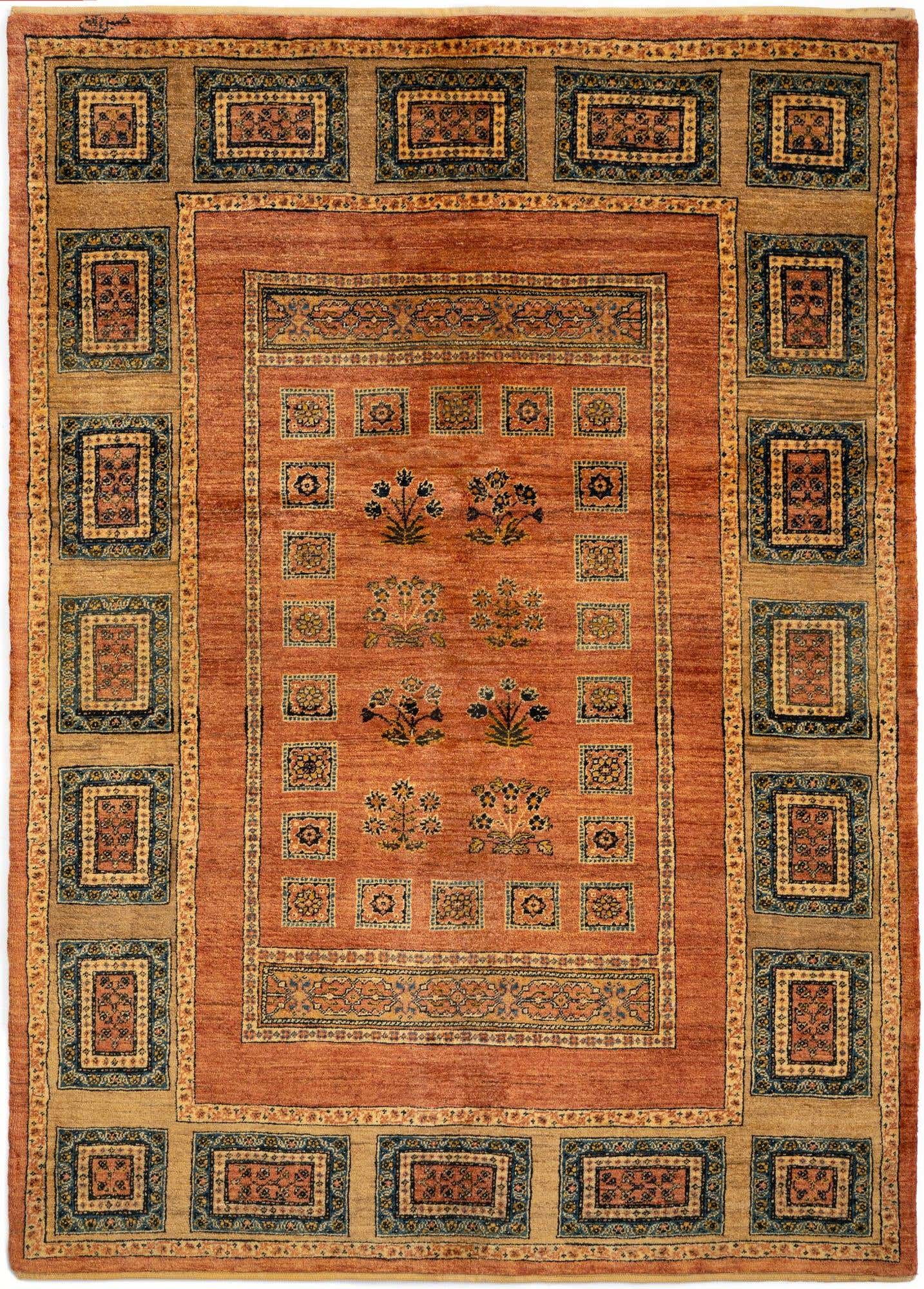 4' 9 x 6' 6 Luribaft Wool Rug