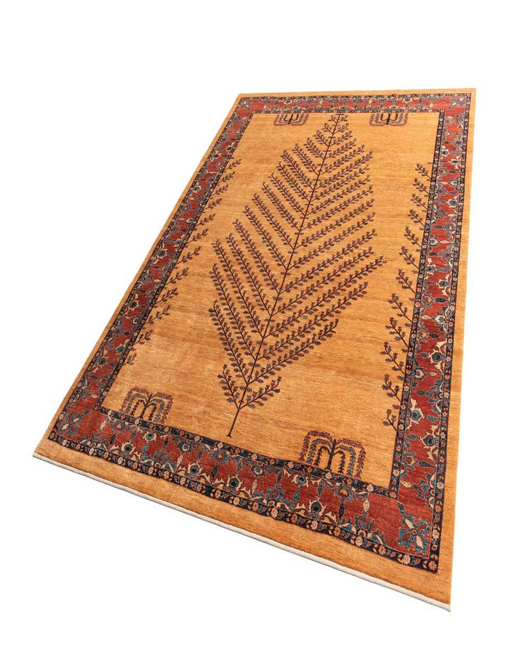 Detail image of 7' 7 x 9' 8  Hand Knotted Luribaft Rug