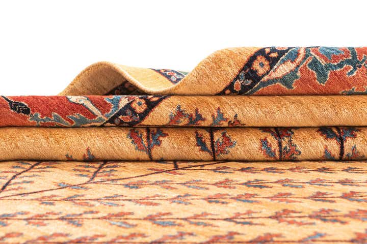 7' 7 x 9' 8 Hand Knotted Luribaft Rug