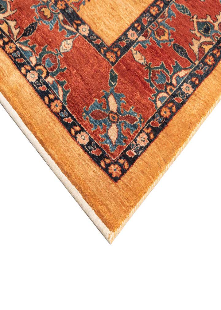 7' 7 x 9' 8 Hand Knotted Luribaft Rug