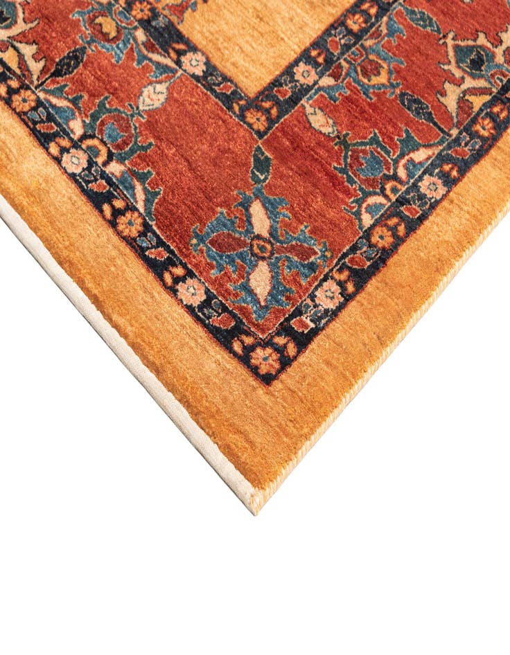 Detail image of 7' 7 x 9' 8 Hand Knotted Luribaft Rug