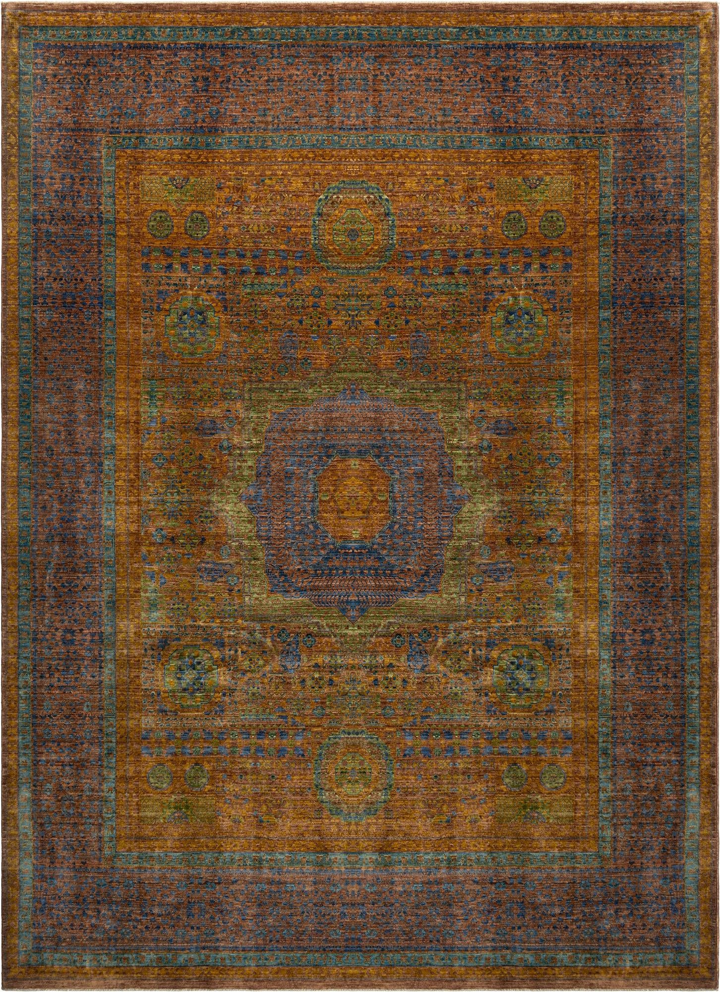 7' 10 x 10' 11 Mamluk Wool Rug