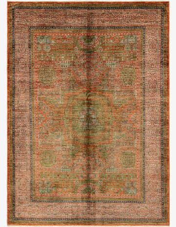 4' 10 x 6' 11 Hand Knotted Mamluk Rug