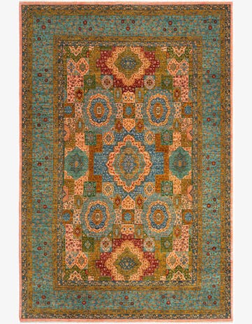 6' 6 x 9' 11 Mamluk Wool Rug