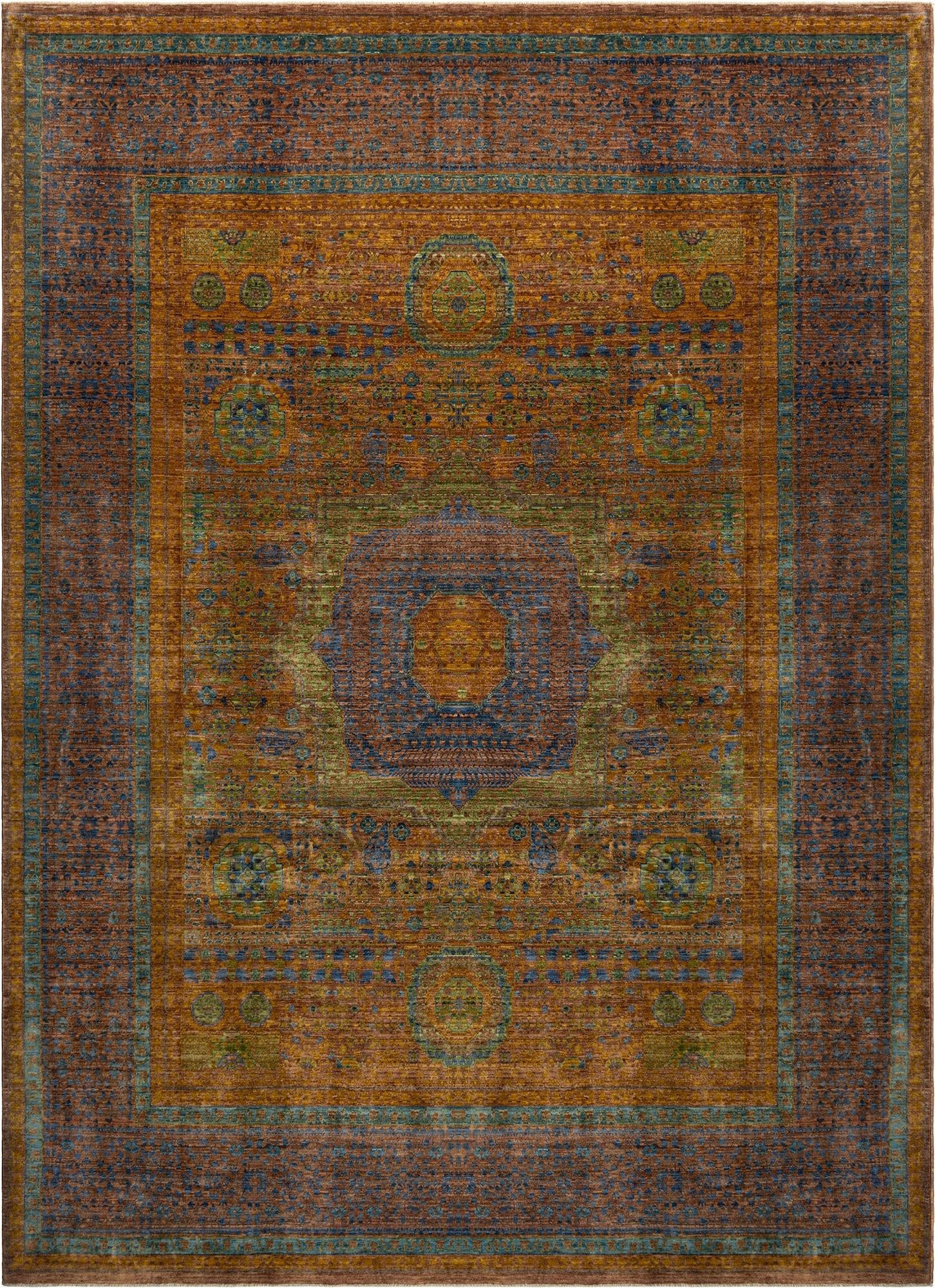 7' 10 x 10' 11 Mamluk Wool Rug