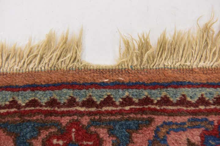 4' 9 x 6' 7 Hand Knotted Mashad Persian Wool Rug