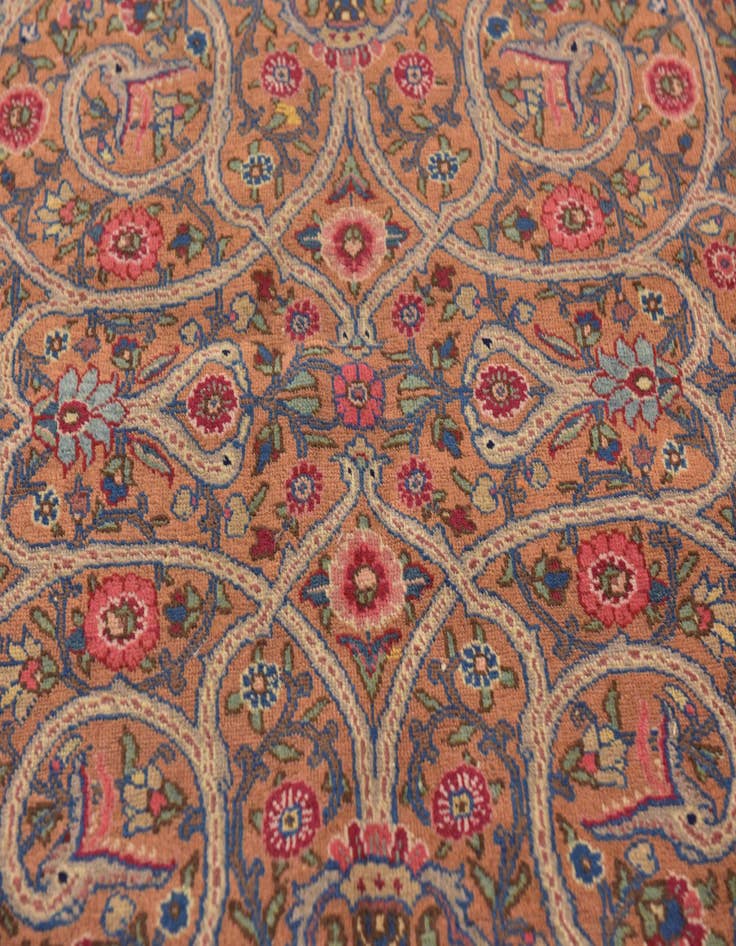 Detail image of 4' 9 x 6' 7 Hand Knotted Mashad Persian Wool Rug