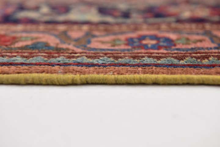 4' 9 x 6' 7 Hand Knotted Mashad Persian Wool Rug