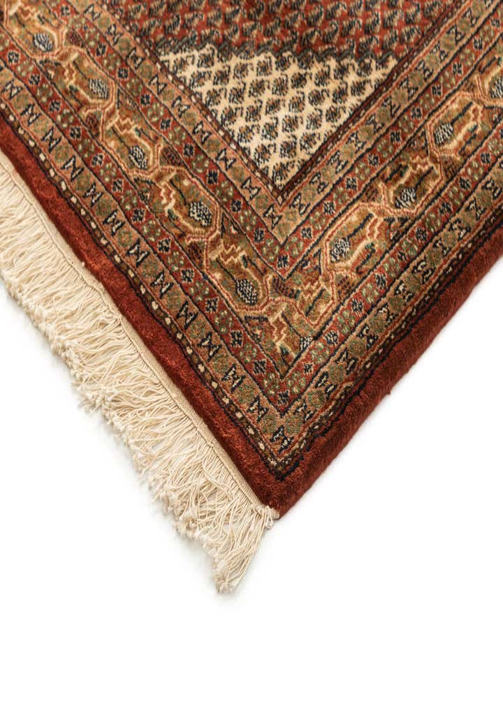 4' 1 x 5' 10 Hand Knotted Mir Oriental Wool Rug