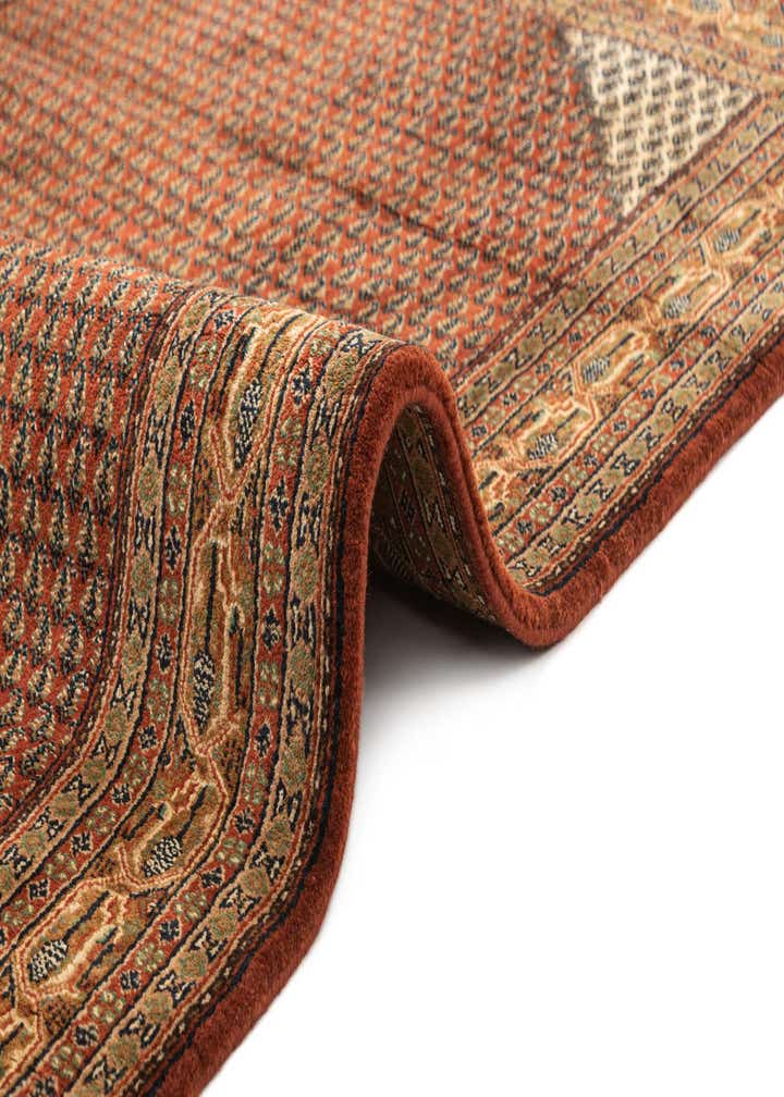 4' 1 x 5' 10 Hand Knotted Mir Oriental Wool Rug