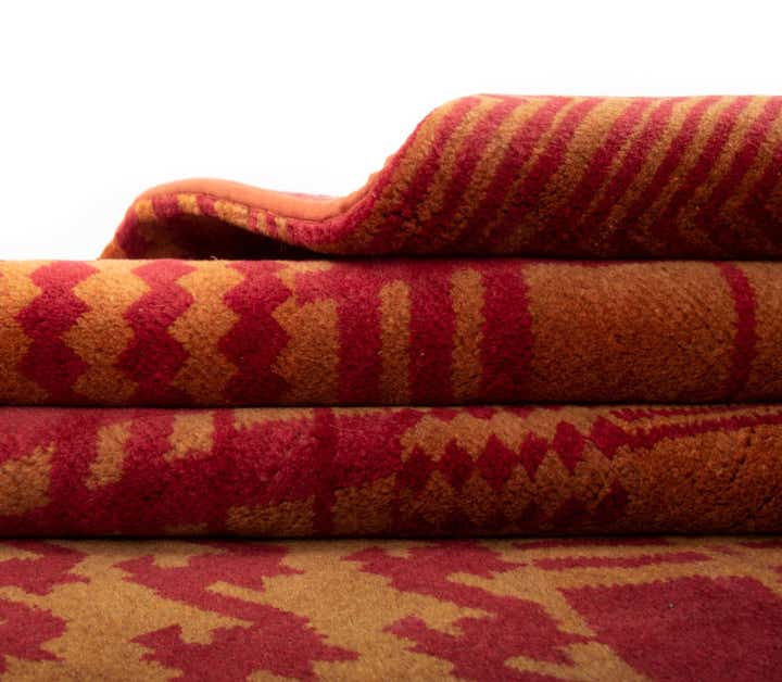 8' x 9' 11 Modern Manshu Wool Rug