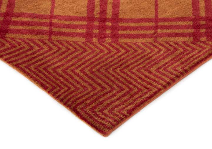 8' x 9' 11 Modern Manshu Wool Rug