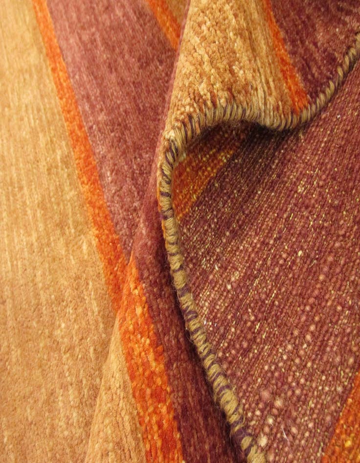 Detail image of 5' 6 x 8'  Hand Knotted Modern Ziegler Oriental Rug