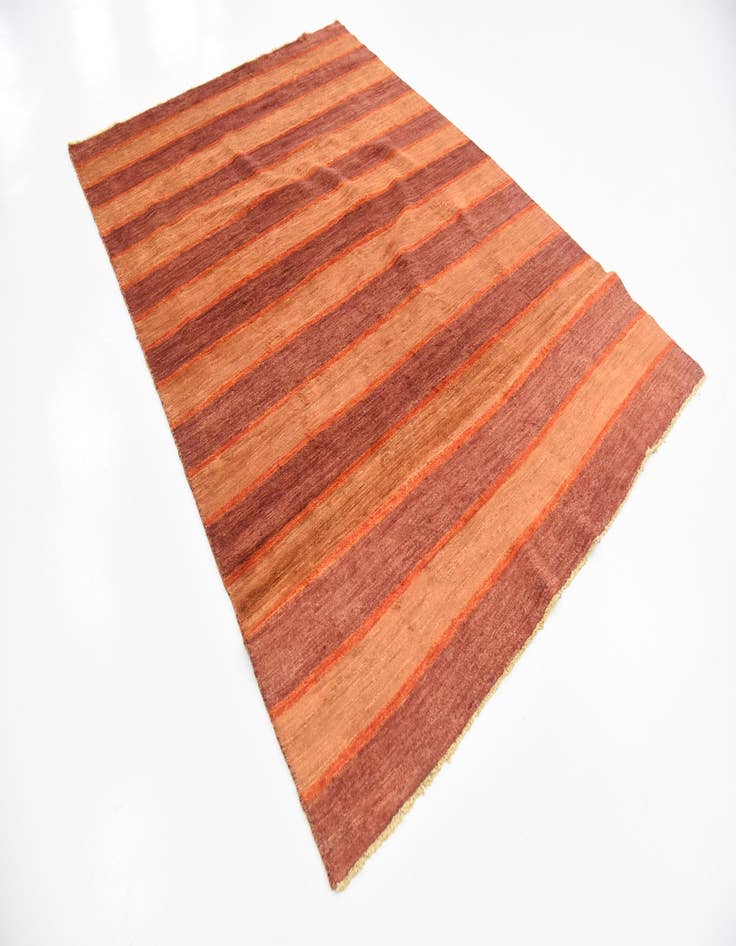 Detail image of 5' 6 x 8'  Hand Knotted Modern Ziegler Oriental Rug