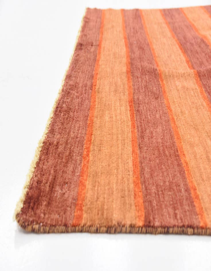 Detail image of 5' 6 x 8'  Hand Knotted Modern Ziegler Oriental Rug