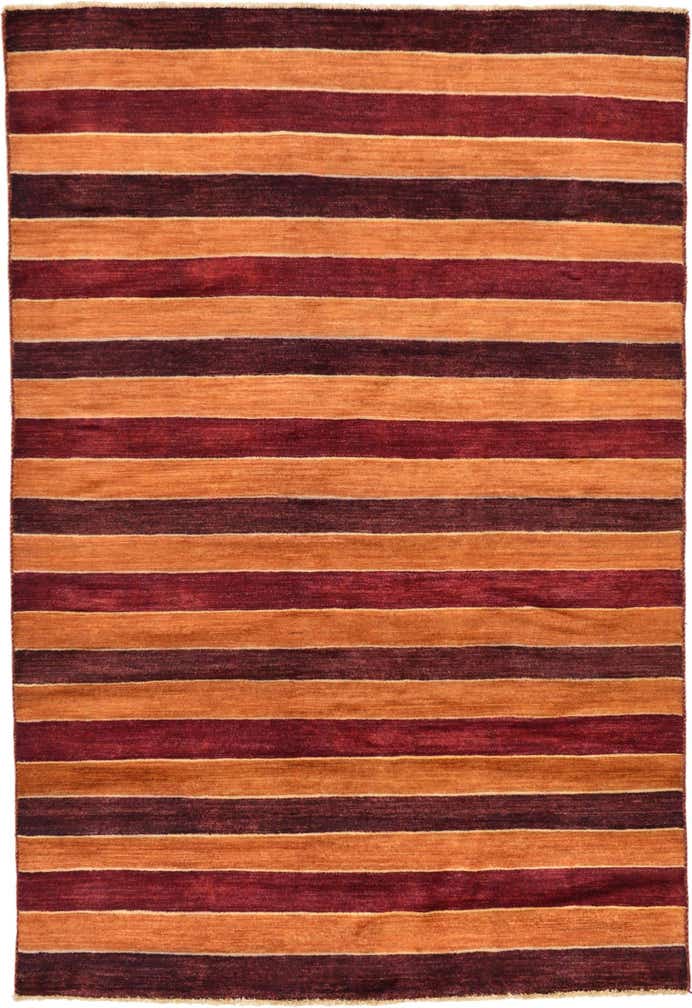 5' 6 x 8' 2 Hand Knotted Modern Ziegler Oriental Rug