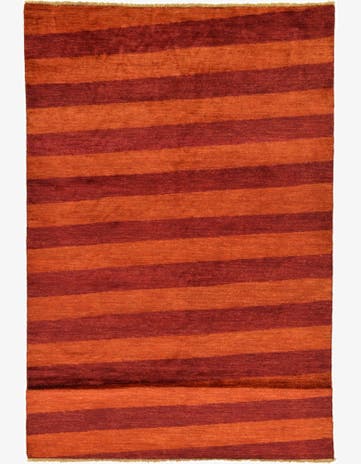 5' 7 x 8' 3 Hand Knotted Modern Ziegler Oriental Rug