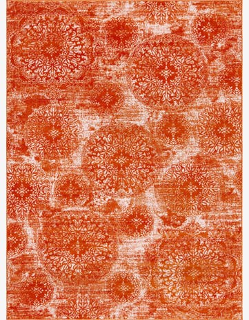 Orange Monaco Rug