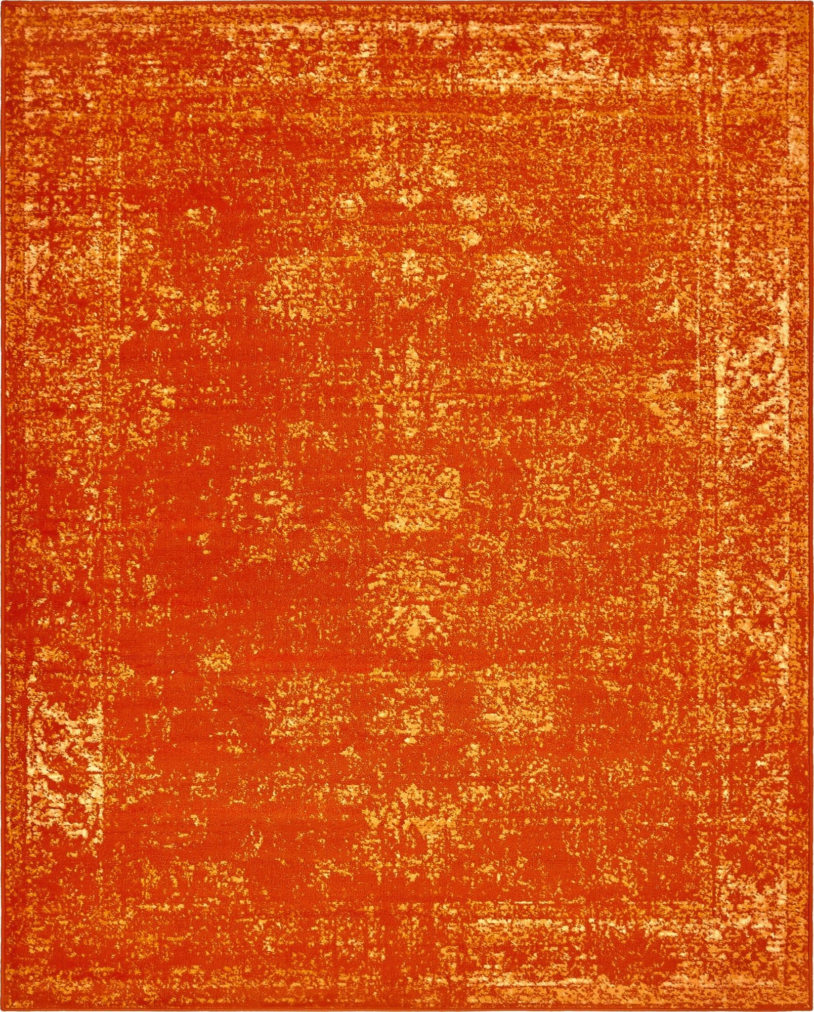 Orange Monte Carlo Rug