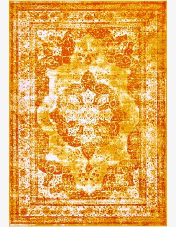 Orange Monte Carlo Rug