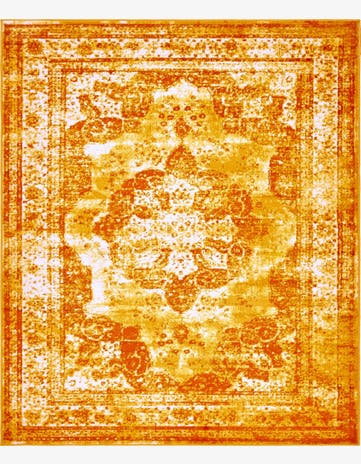 Orange Monte Carlo Rug