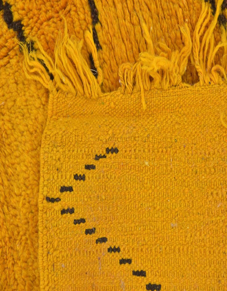 Detail image of 3' 6 x 5' 3  Hand Knotted Moroccan Wool Rug