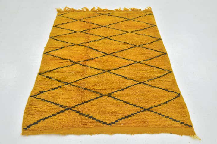 3' 6 x 5' 3 Hand Knotted Moroccan Wool Rug