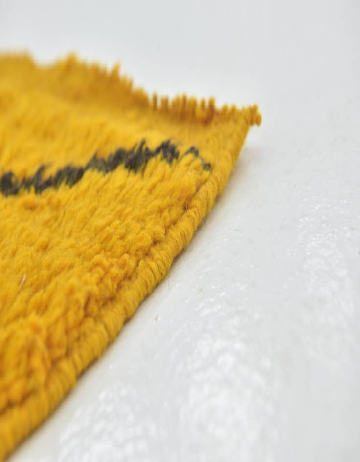 Detail image of 3' 6 x 5' 3  Hand Knotted Moroccan Wool Rug