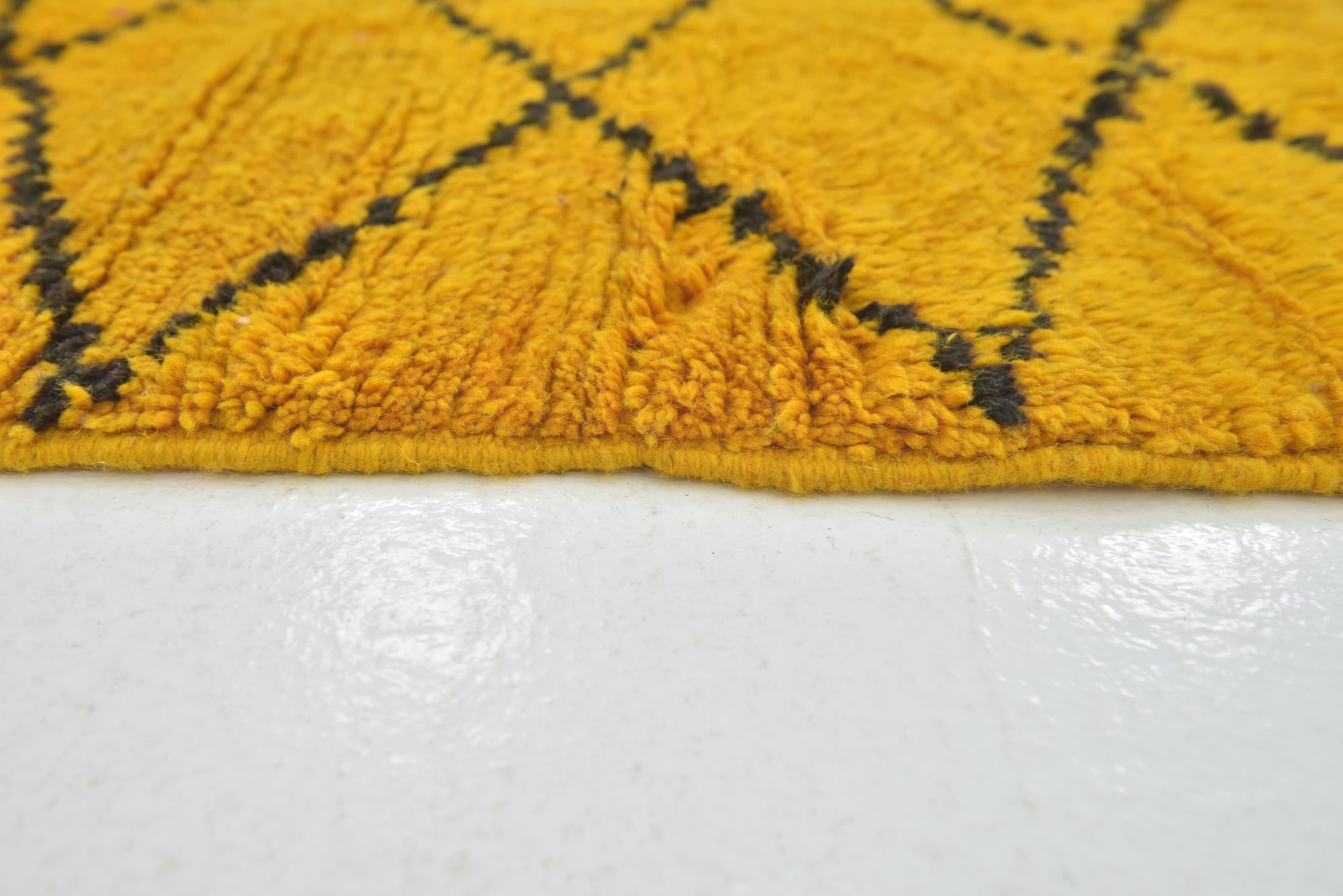 3' 6 x 5' 3 Hand Knotted Moroccan Wool Rug