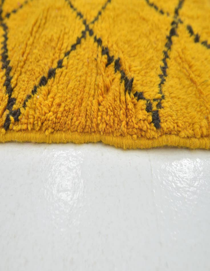 Detail image of 3' 6 x 5' 3  Hand Knotted Moroccan Wool Rug