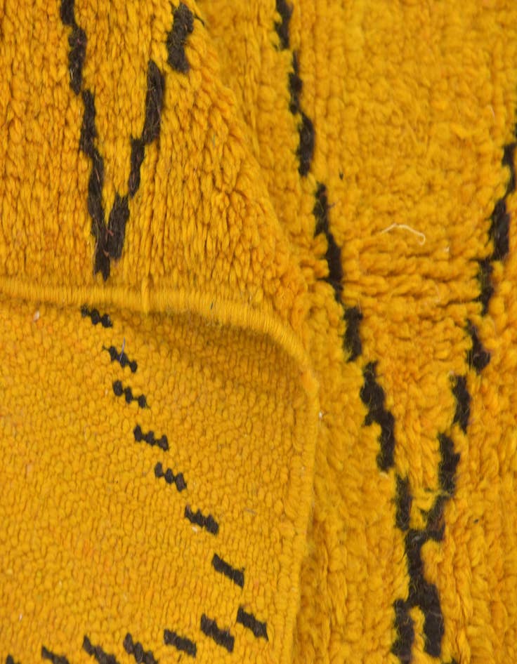 Detail image of 3' 6 x 5' 3  Hand Knotted Moroccan Wool Rug