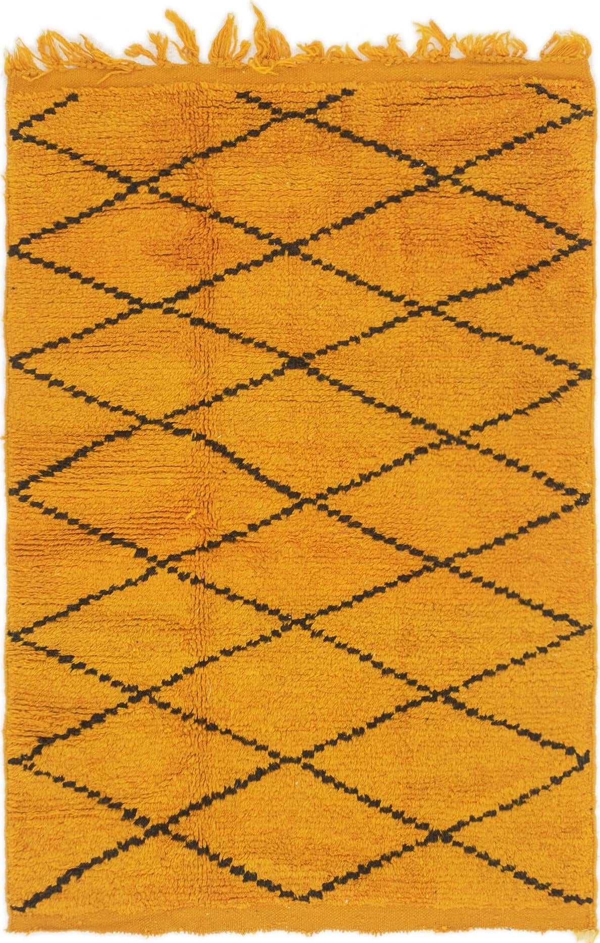 3' 6 x 5' 3 Hand Knotted Moroccan Wool Rug