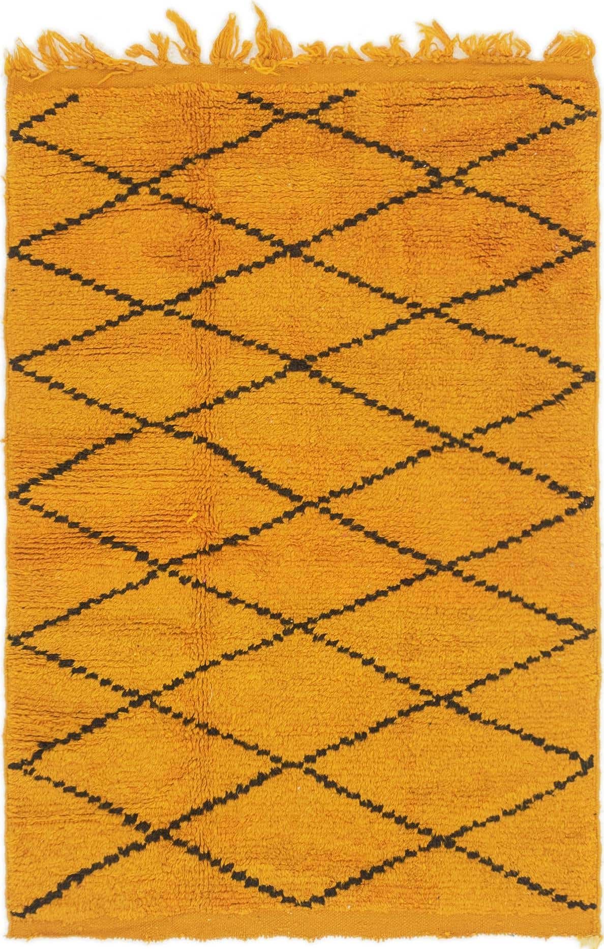 3' 6 x 5' 3 Hand Knotted Moroccan Wool Rug
