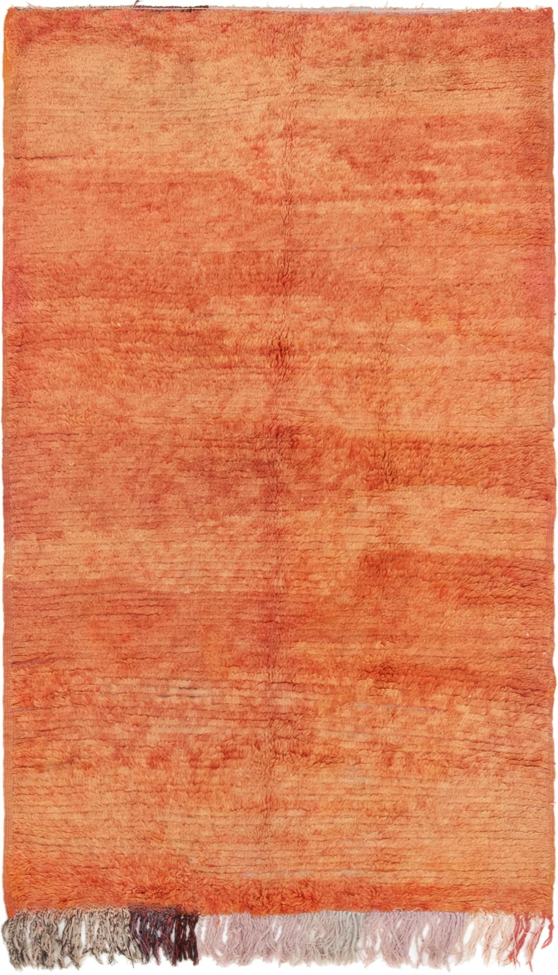 3' 5 x 6' Hand Knotted Moroccan Wool Rug
