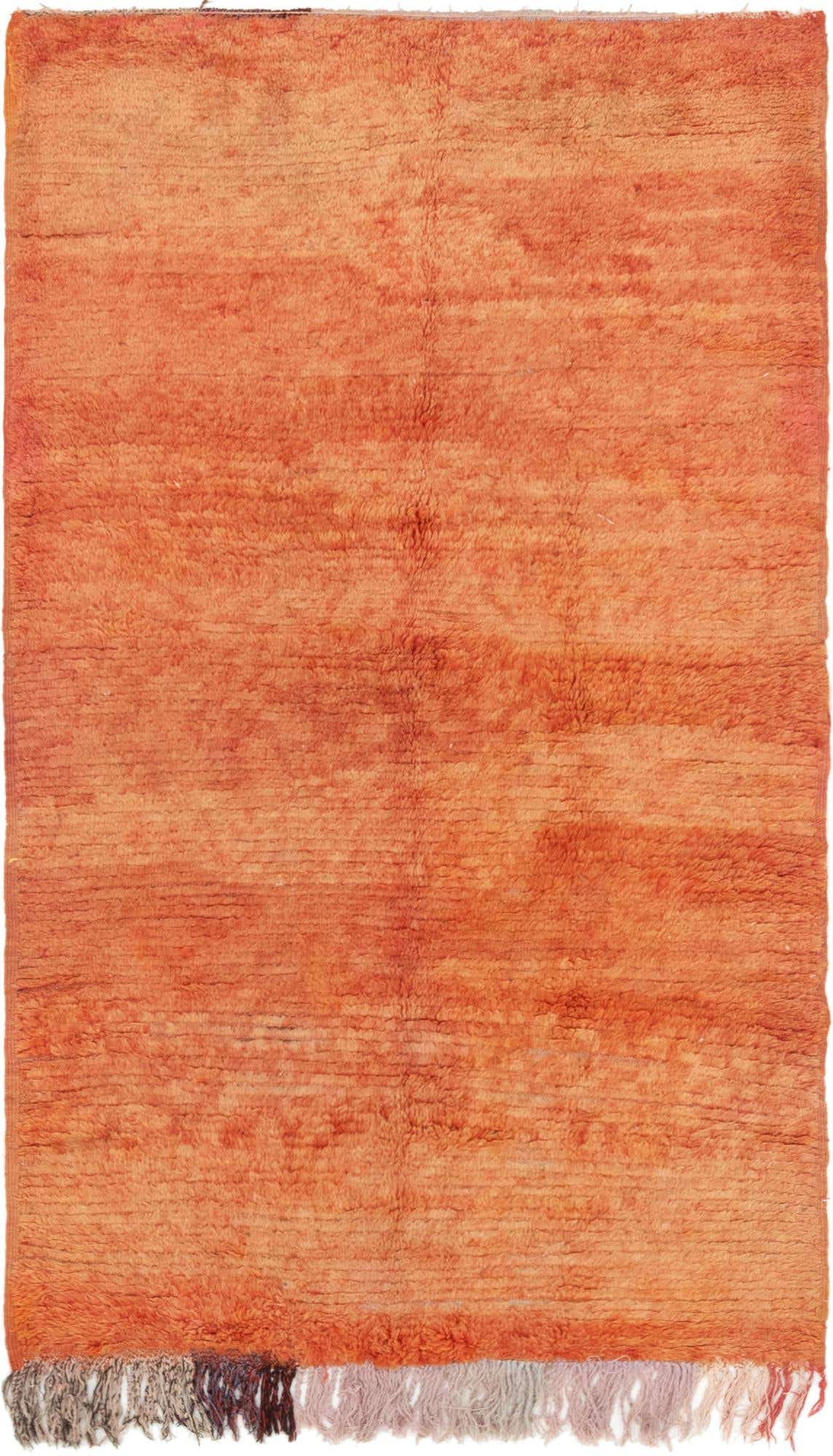 3' 5 x 6' Hand Knotted Moroccan Wool Rug