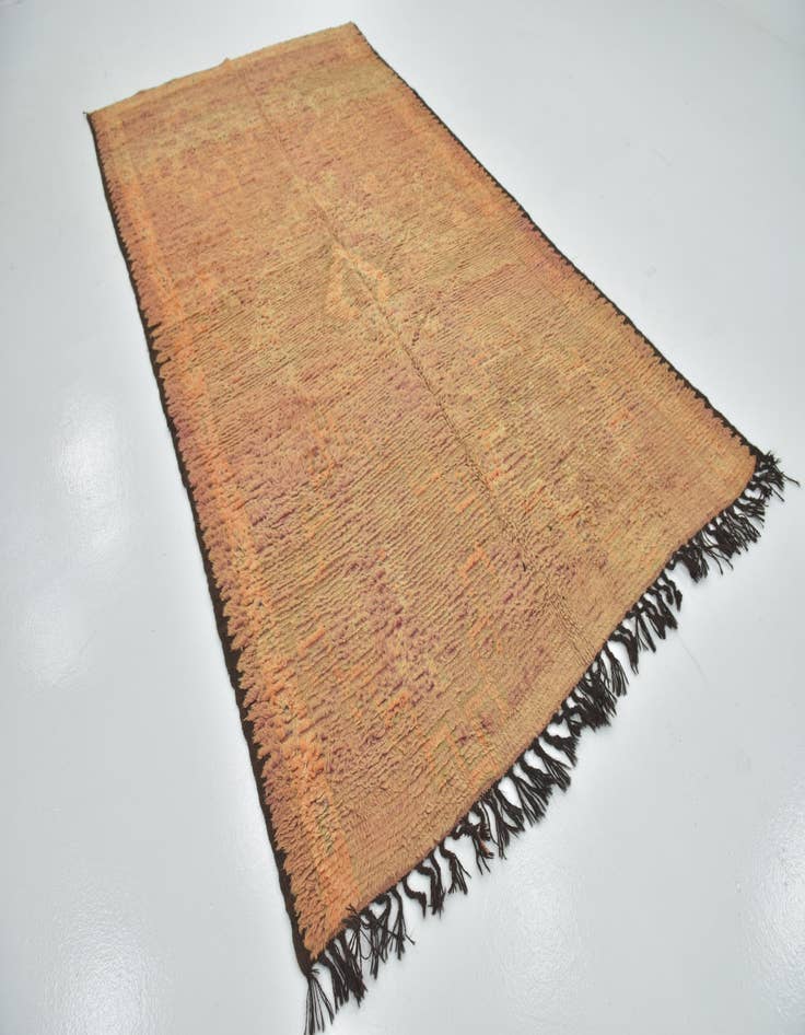 Detail image of 6' 3 x 11' 5 Hand Knotted Moroccan Wool Rug