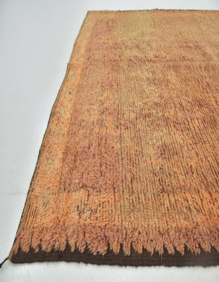 Detail image of 6' 3 x 11' 5 Hand Knotted Moroccan Wool Rug