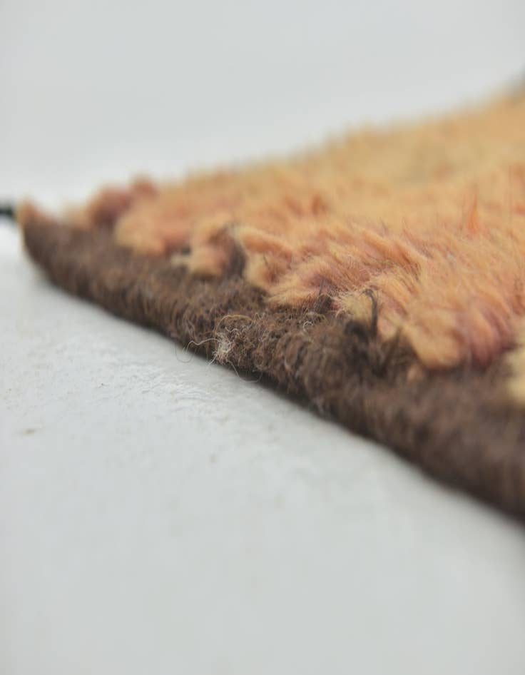 Detail image of 6' 3 x 11' 5 Hand Knotted Moroccan Wool Rug