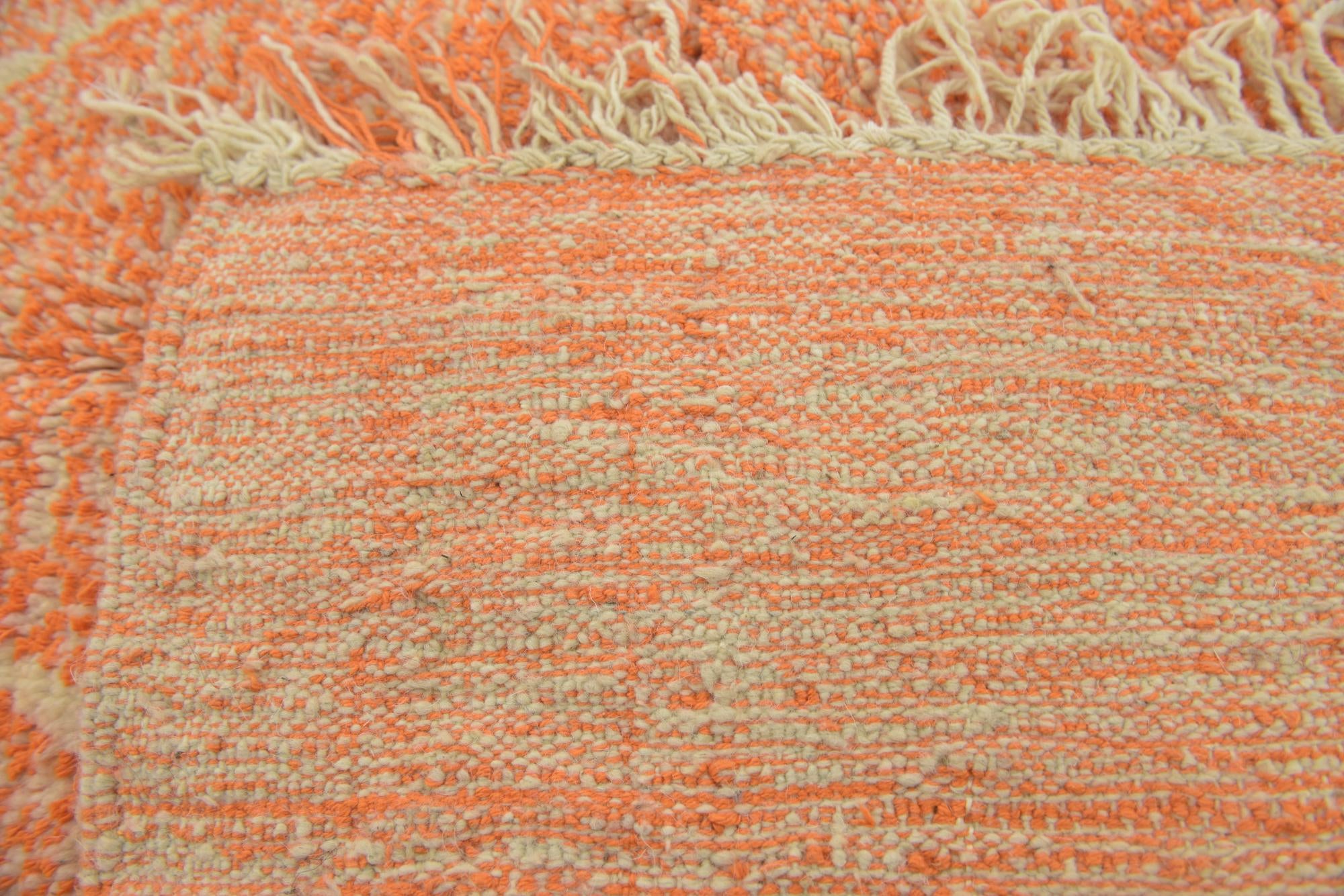 4' 10 x 7' 7 Hand Knotted Moroccan Wool Rug