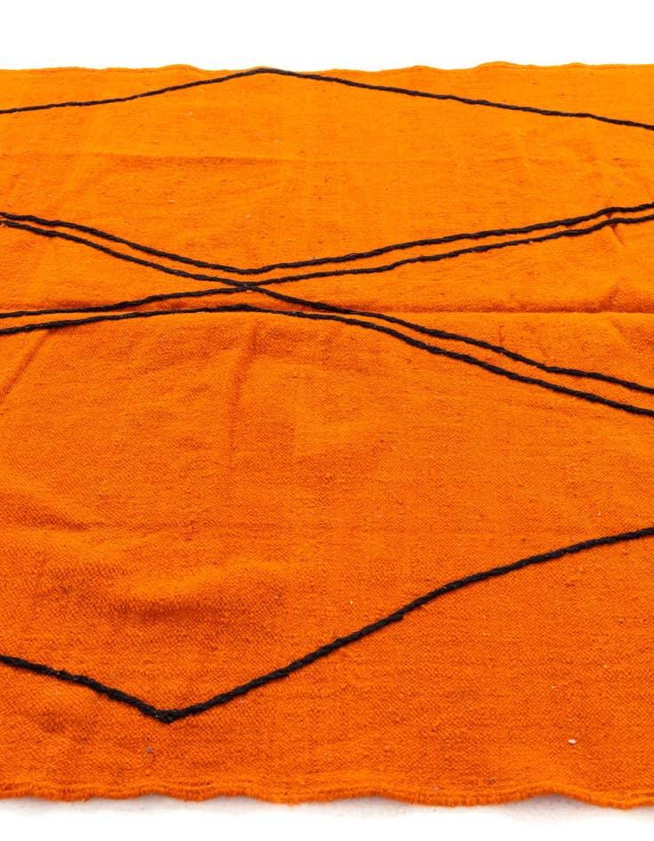 Detail image of 6' 3 x 9' 9  Hand Knotted Moroccan Wool Rug