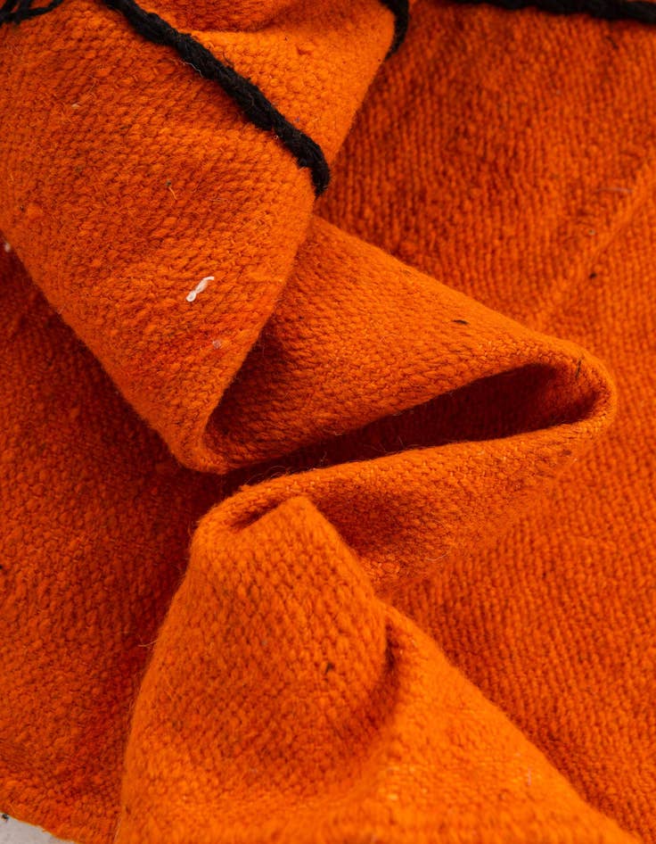 Detail image of 6' 3 x 9' 9  Hand Knotted Moroccan Wool Rug