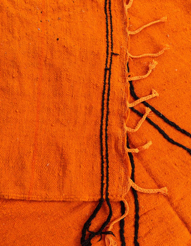 Detail image of 6' 3 x 9' 9  Hand Knotted Moroccan Wool Rug