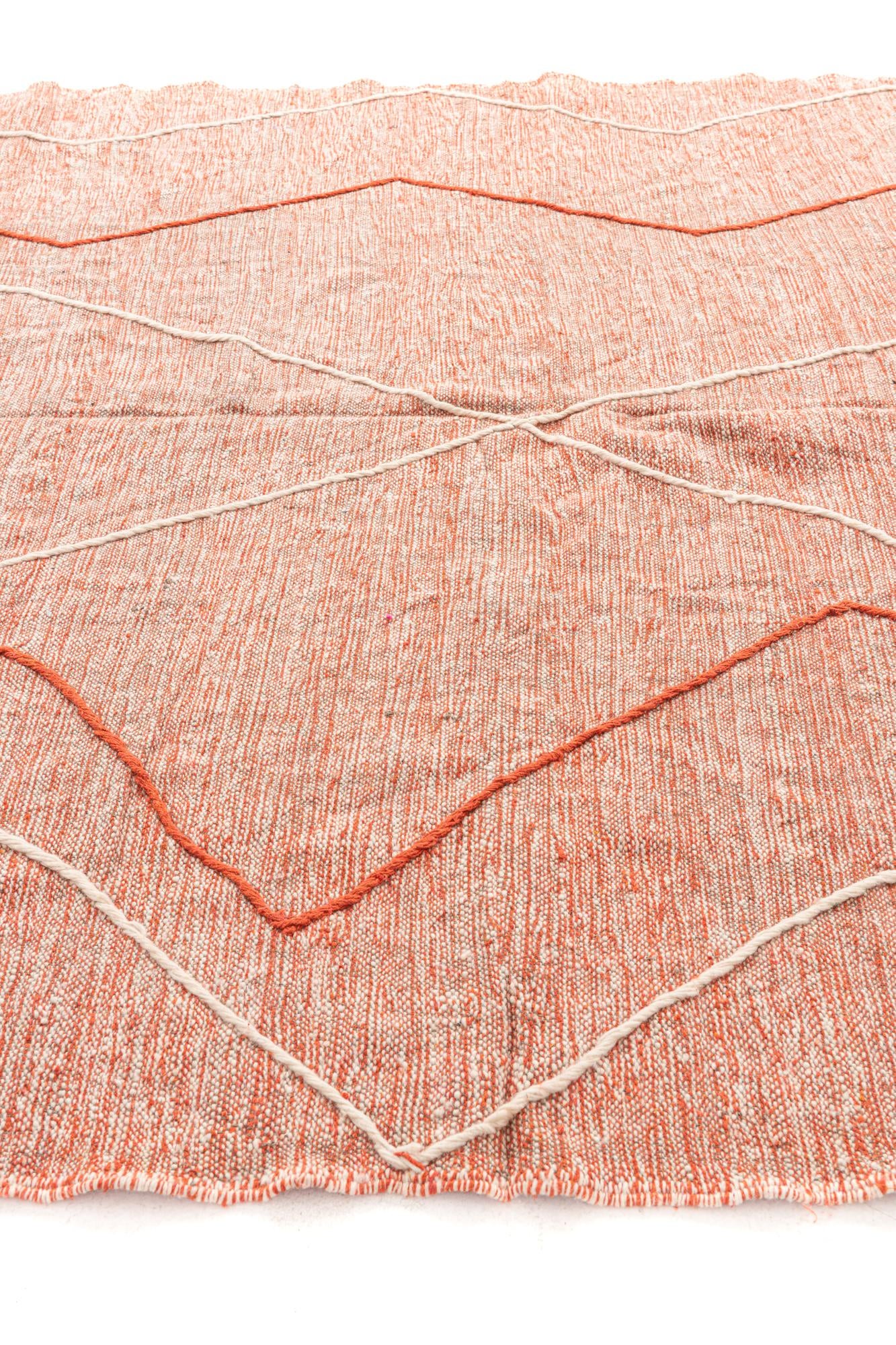 9' x 12' 2 Hand Knotted Moroccan Wool Rug