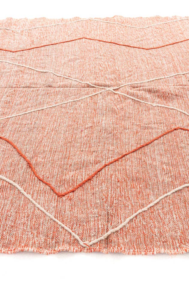 Detail image of 9' x 12' 2 Hand Knotted Moroccan Wool Rug