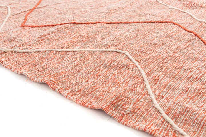 9' x 12' 2 Hand Knotted Moroccan Wool Rug