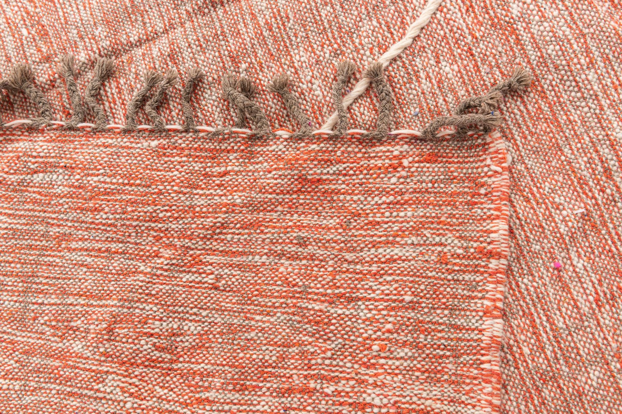 9' x 12' 2 Hand Knotted Moroccan Wool Rug