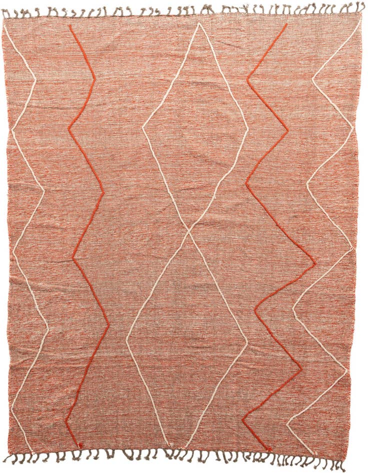 Detail image of 9' x 12' 2 Hand Knotted Moroccan Wool Rug