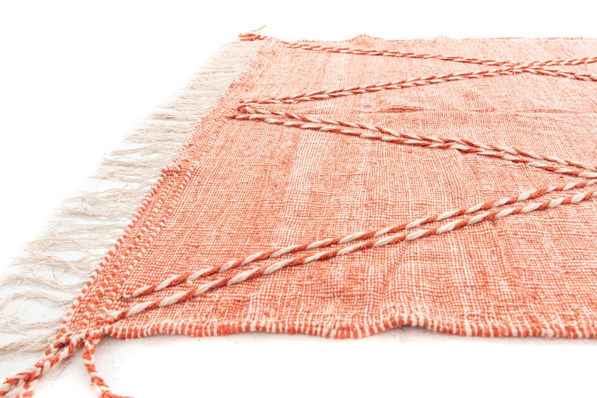6' 6 x 9' 9 Hand Knotted Moroccan Wool Rug