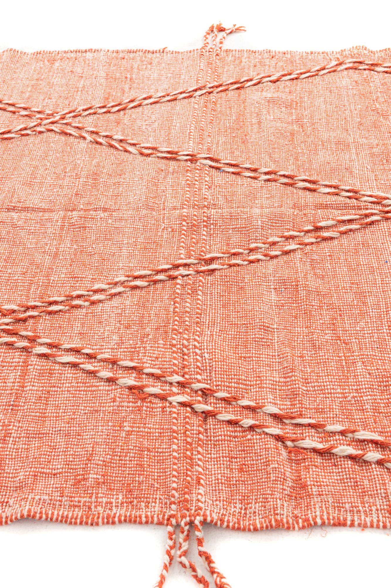 6' 6 x 9' 9 Hand Knotted Moroccan Wool Rug