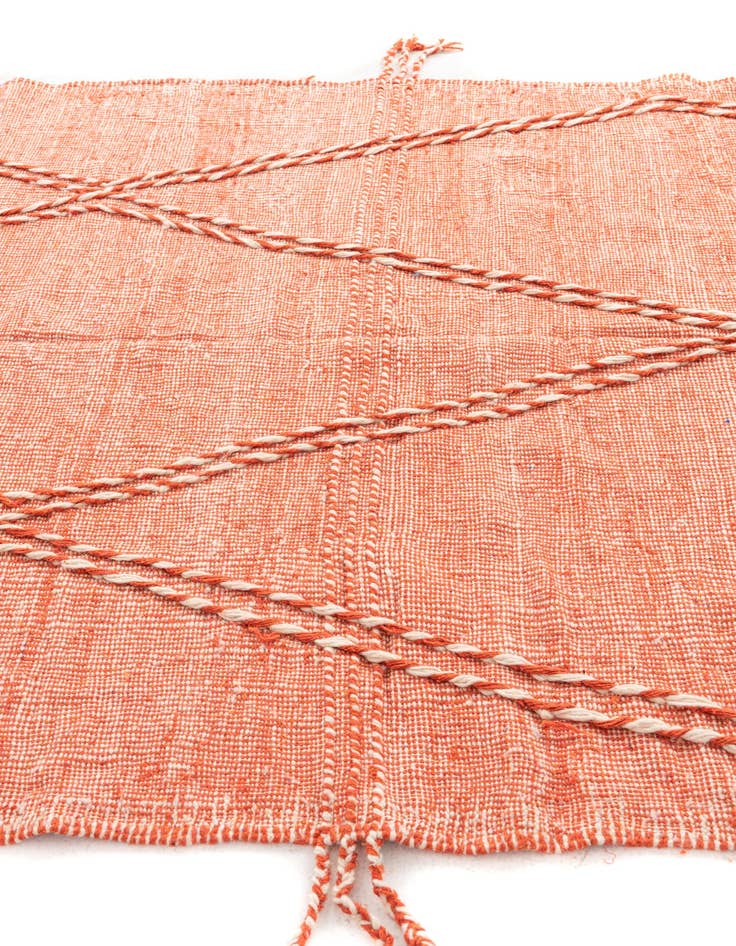 Detail image of 6' 6 x 9' 9  Hand Knotted Moroccan Wool Rug